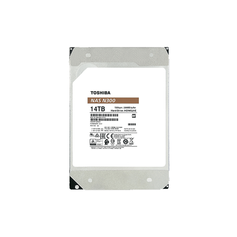 Toshiba N300 12TB Bulk 3.5" 7200r/min SATA 6.0 Gbit/s HDD