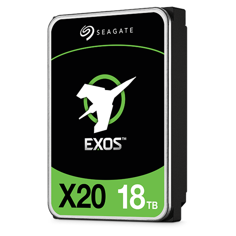 Seagate EXOS X20 18TB 512E/4KN 3.5" 7200r/min SATA 6.0 Gbit/s HDD