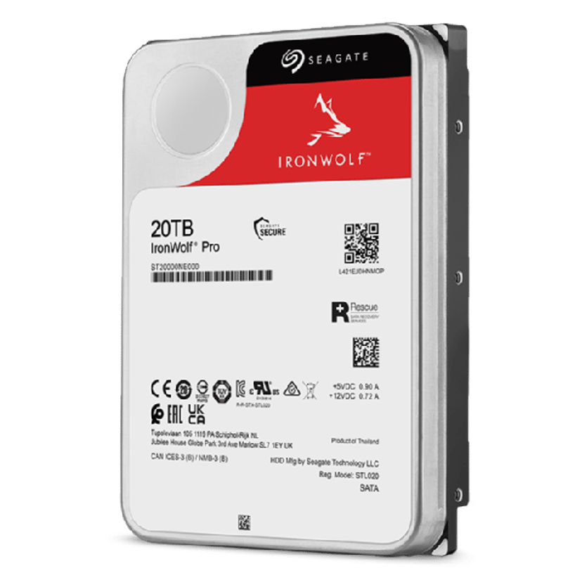 Seagate IronWolf Pro 22TB 3.5" 7200r/min SATA 6.0 Gbit/s HDD