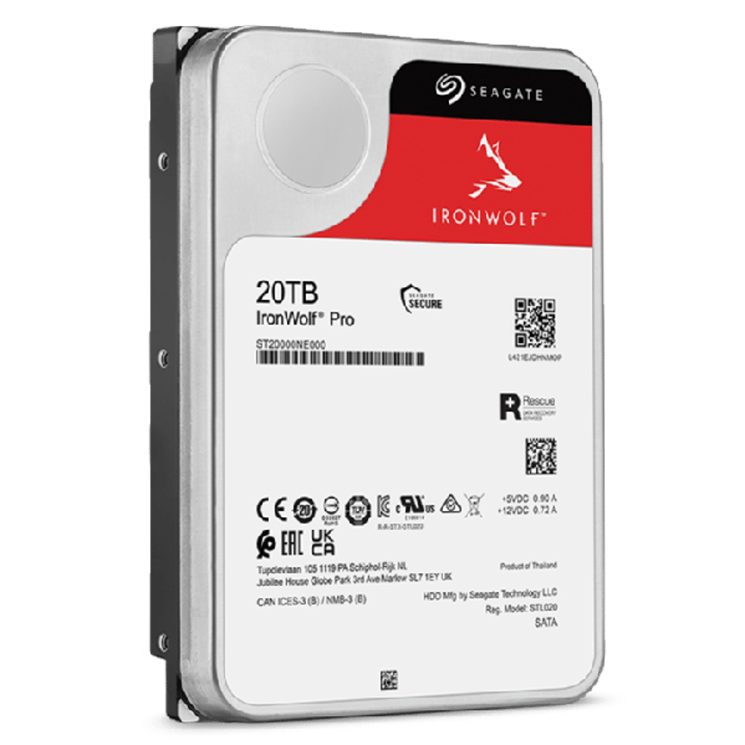 Seagate IronWolf Pro NT 20TB 3.5" 7200r/min HDD