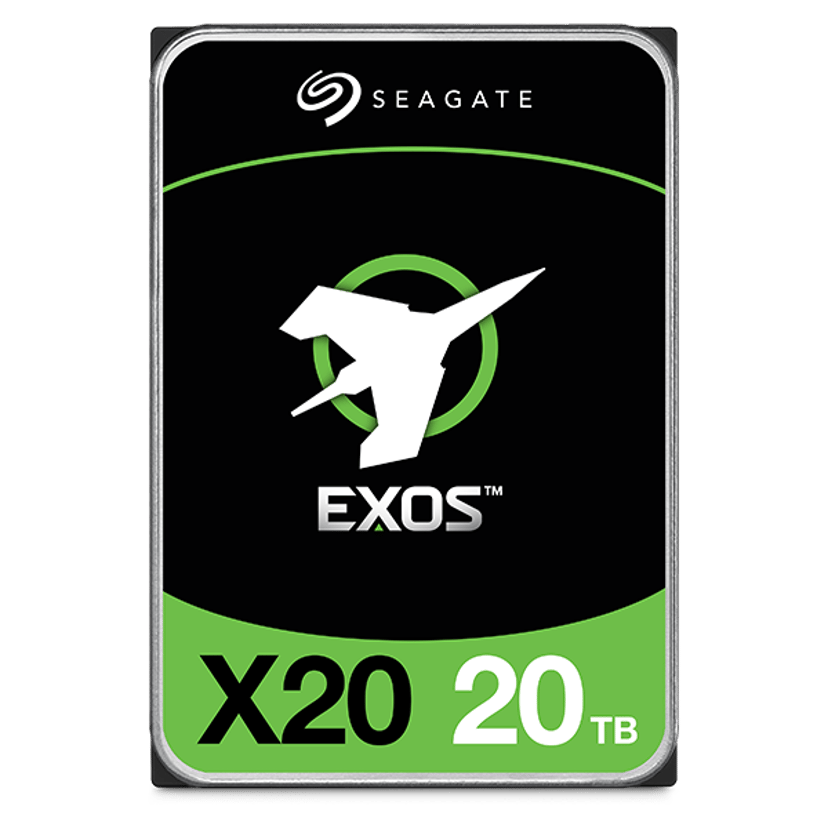 Seagate EXOS X20 20TB 512E/4KN 3.5" 7200r/min SATA 6.0 Gbit/s HDD