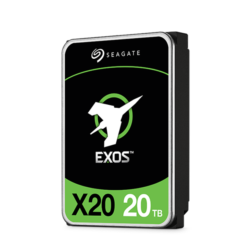 Seagate EXOS X20 20TB 512E/4KN 3.5" 7200r/min SATA 6.0 Gbit/s Harddisk