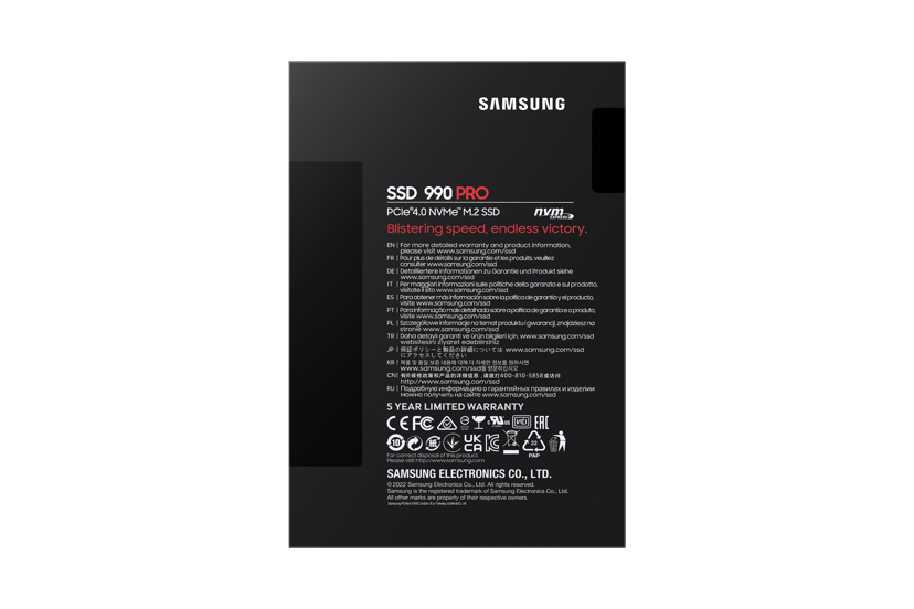Samsung 990 PRO 2TB SSD M.2 PCIe 4.0