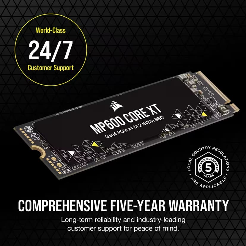 Corsair MP600 CORE XT 4TB SSD M.2 PCIe 4.0