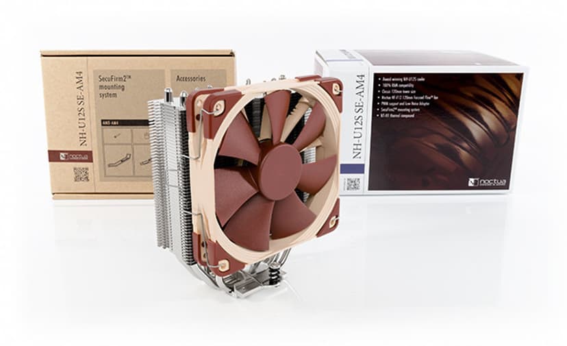 Noctua NH-U12S AM4 Jäähdytin Beige, Ruostumaton teräs, Ruskea