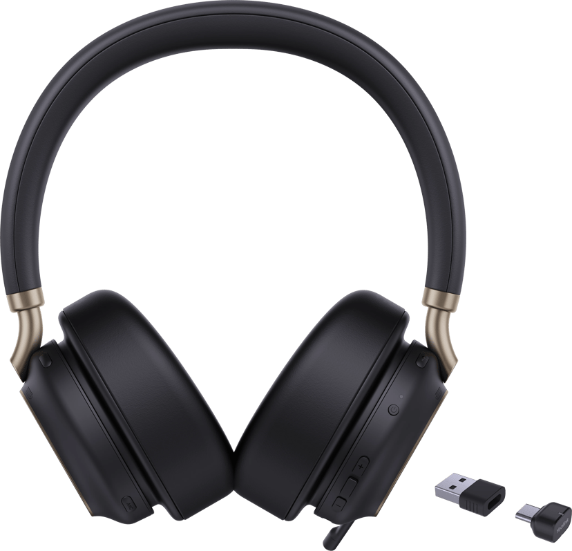 Yealink BH76 Plus Stereo USB-A, USB-C Microsoft Teams Svart