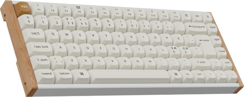 Keychron K2 HE SE QMK Wood Johdollinen ja langaton Gateron Double-Rail Magnetic Nebula Pohjoismainen