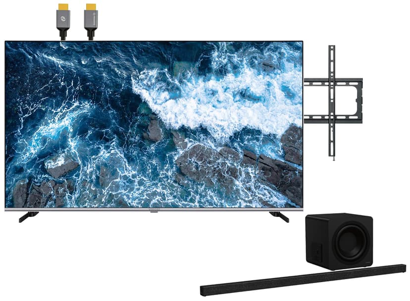 Voxicon VXV750UA 50" 4K Android TV + Chromecast Konferenskit Deluxe