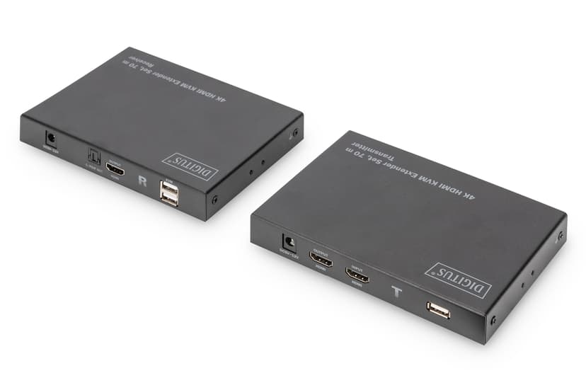 Digitus HDMI KVM Extender Set, 4K/30Hz - kopen bij Digitus HDMI KVM Extender Set, 4K/30Hz - kopen bij