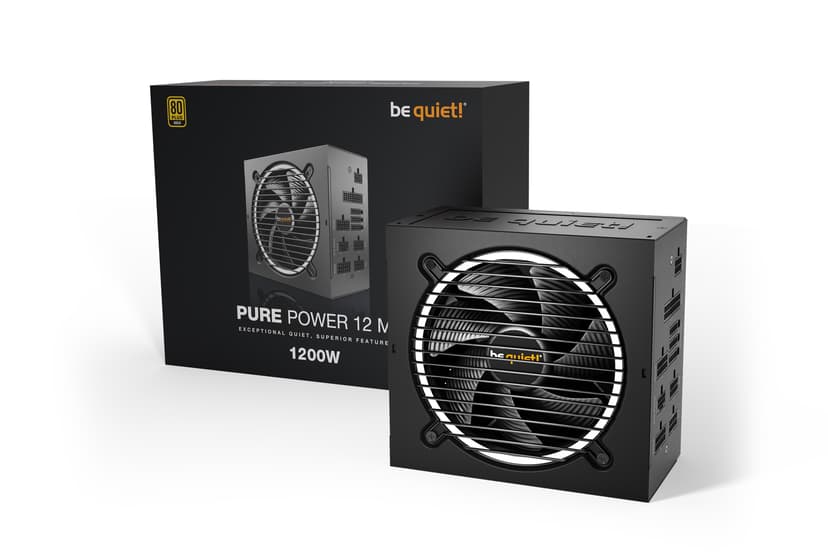 be quiet! Pure Power 12 M 1200W ATX 80 PLUS Gold Strømforsyning