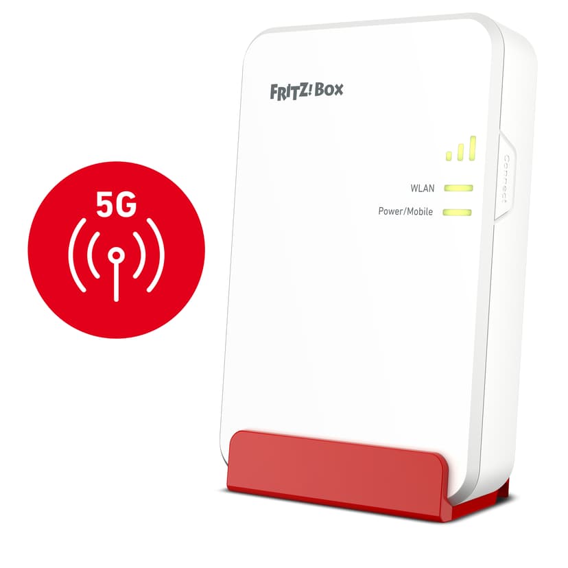 AVM Box FRITZ! 6860 5G Edition International trådlös router Gigabit Ethernet Dual-band (2,4 GHz / 5 GHz)
