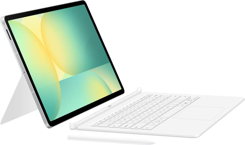 Samsung Book Cover Keyboard AI Key Samsung Galaxy Tab S10 FE+ Nordisk Hvit