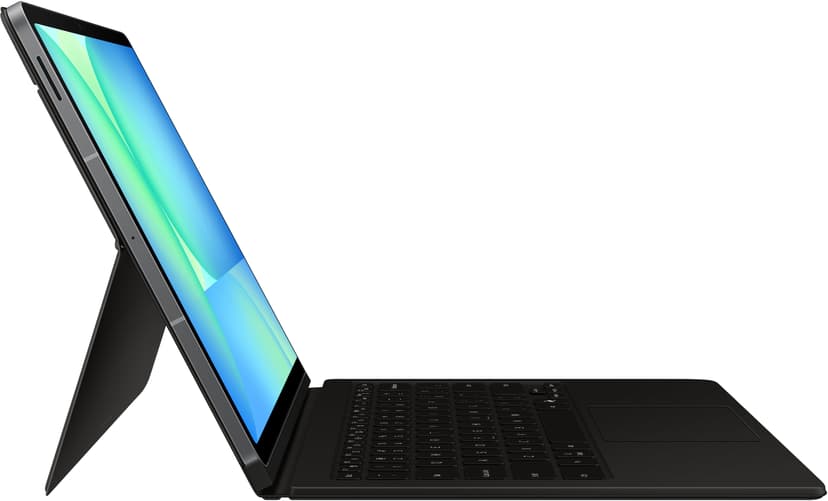 Samsung Book Cover Keyboard AI Key Samsung Galaxy Tab S10 FE+ Pohjoismainen Musta