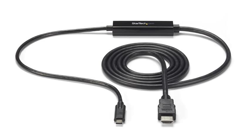 Startech USB-C to HDMI Adapter ekstern videoadapter 1m USB-C HDMI Svart