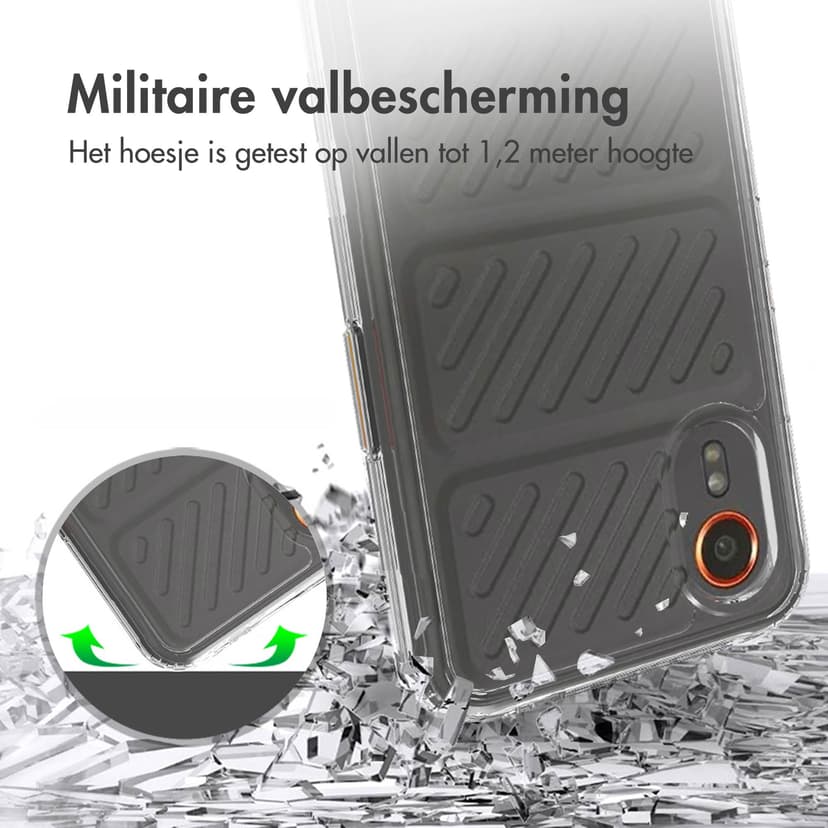Accezz Ruggedized Case Samsung Galaxy Xcover 7 Transparant