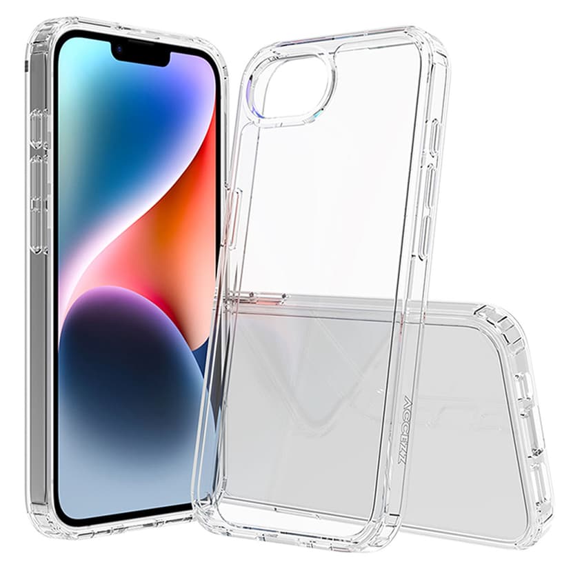 Accezz Ruggedized Case iPhone 16e Transparant