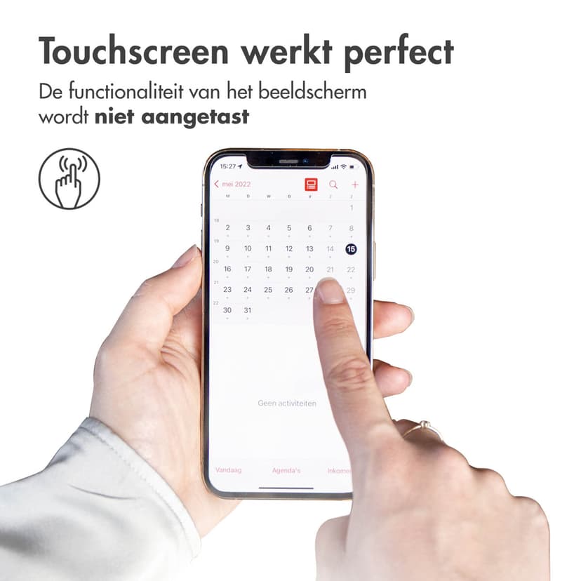 Accezz Gehard Glas Screenprotector iPhone 15 / 15 Pro