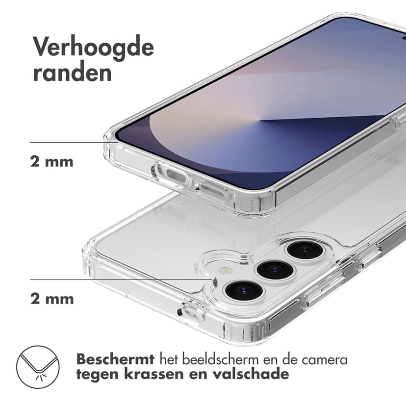 Accezz Ruggedized Case Samsung Galaxy S25 Transparant