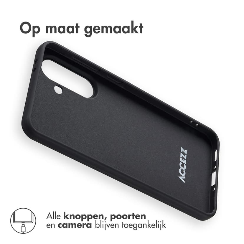 Accezz Backcover Samsung Galaxy A56 Zwart