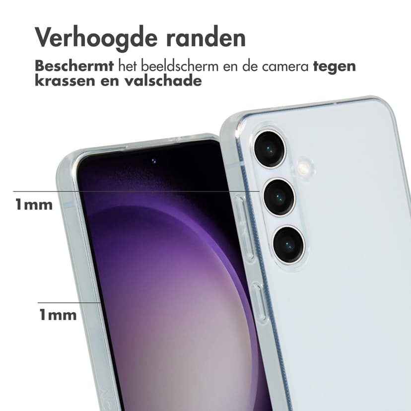 Accezz Backcover Samsung Galaxy S24 Transparant