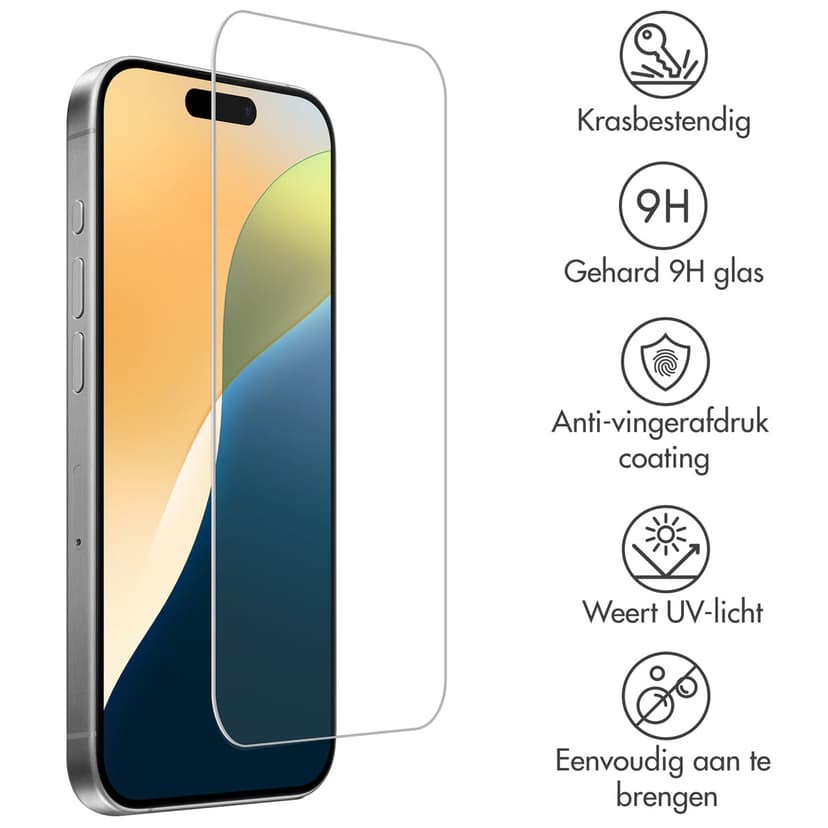 Accezz Gehard Glass Screen Protector iPhone 16 Pro