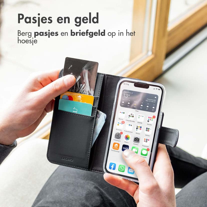 Accezz Book case Samsung Galaxy S24 Zwart
