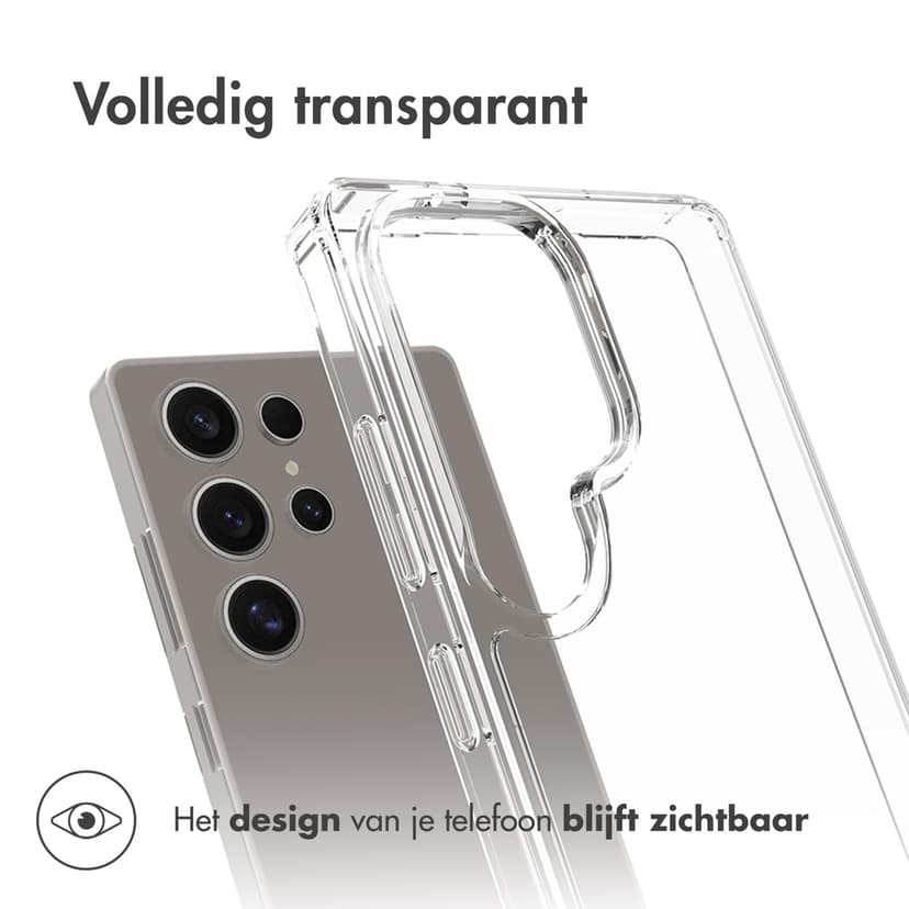 Accezz Ruggedized Case Samsung Galaxy S25 Ultra Transparant