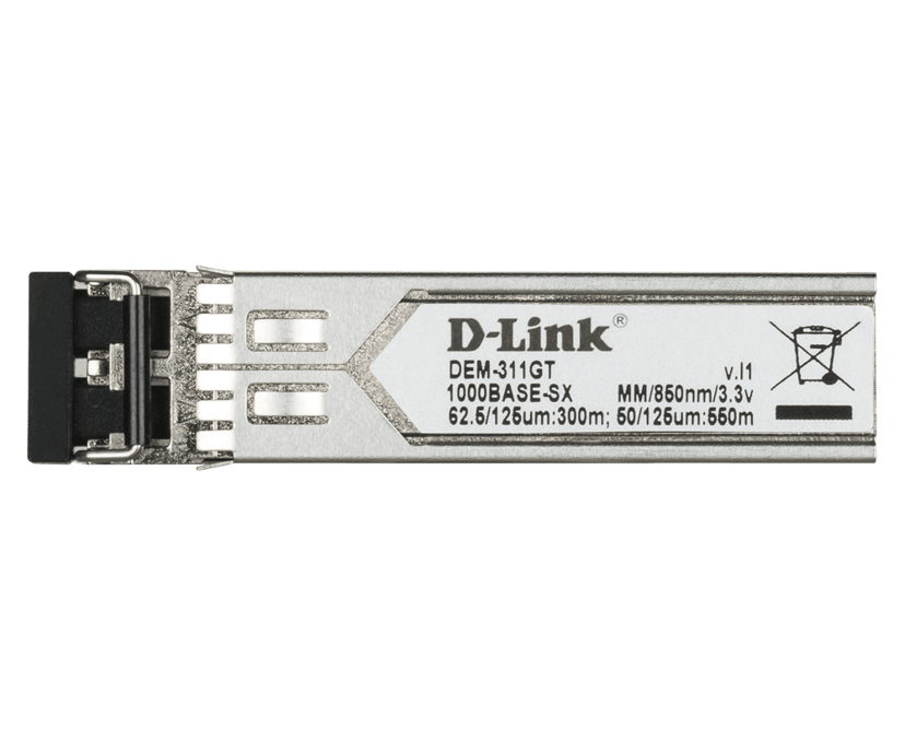 D-Link DEM-311GT lähetin-vastaanotinmoduuli Valokuitu 1000 Mbit/s SFP 850 nm