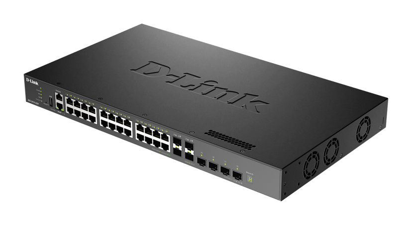 D-Link DXS-3410-32XY nätverksswitchar hanterad L3 Fast Ethernet (10/100) Svart