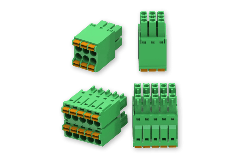 Teltonika Terminal block 2 x 5, 2 x 3 Green