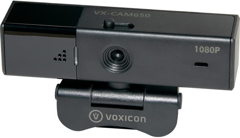 Voxicon CAM650 - Webcam med 1080p/60fps & USB Plug and Play
