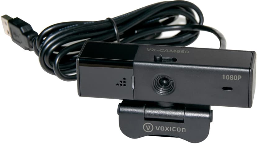 Voxicon CAM650 - Webkamera med 1080p/60 bilder per sekund og USB Plug and Play