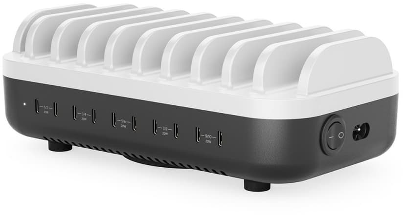 Alogic USB-C laddningsstation för skrivbord 10 portar