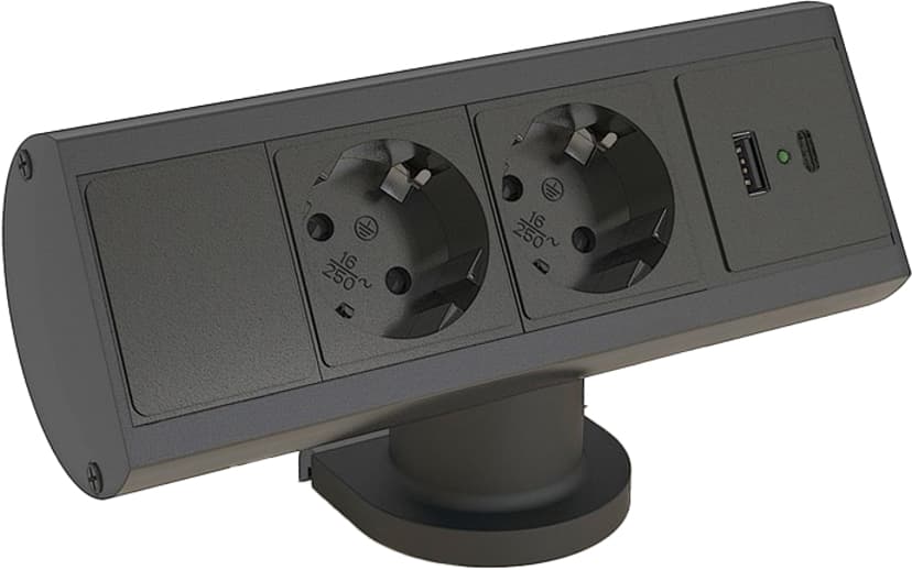 Axessline 935-D2CC power uitbreiding 1,5 m 2 AC-uitgang(en) Binnen Zwart
