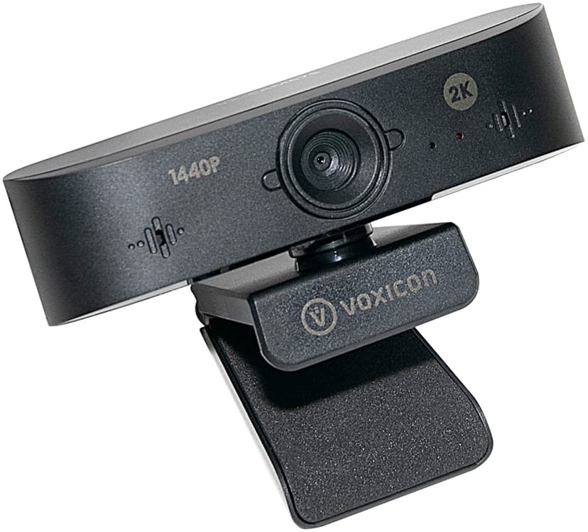 Voxicon CAM675 Pro 2K Webbkamera med Dual Mic och Autofokus