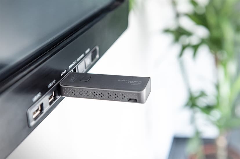 Digitus DS-55318 AV-signaalin jatkaja AV-lähetin ja -vastaanotin musta