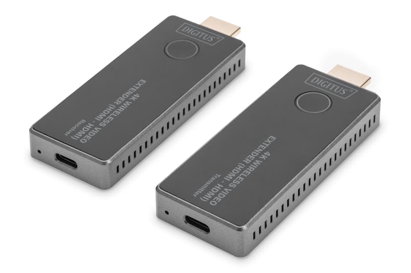 Digitus DS-55323 audio/video extender AV-zender & ontvanger Zwart, Zilver