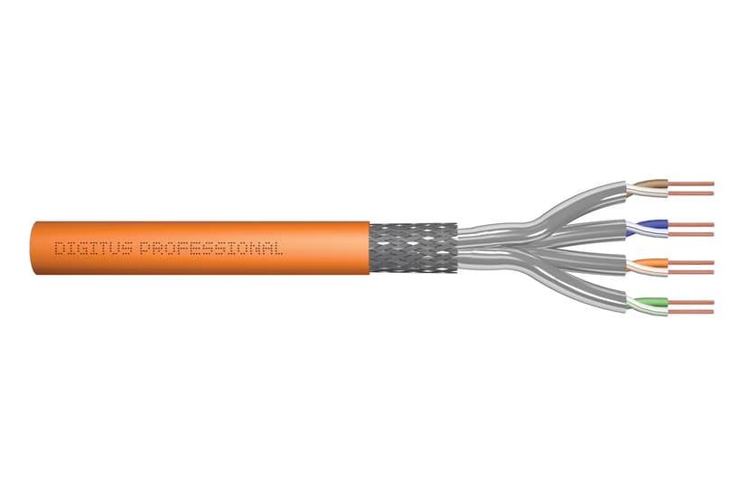 Digitus DK-1744-VH-10 netværkskabel Orange 1000 m Cat7 S/FTP (S-STP) Ingen Cat 7 1000m Orange