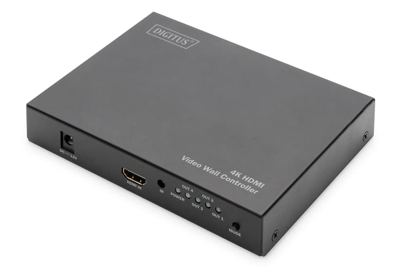 Digitus DS-43309 video vægprocessor Sort