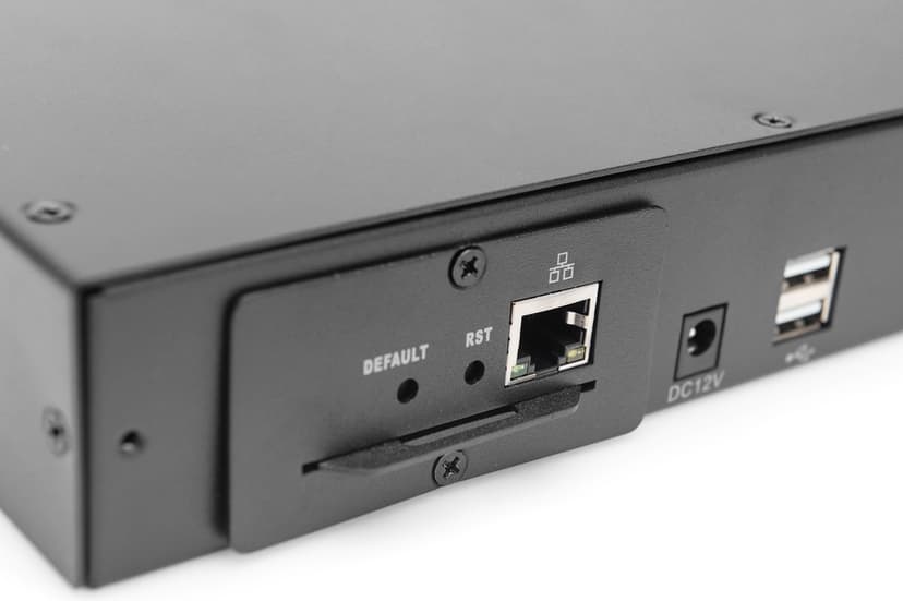 Digitus DS-72217 KVM-switchar Rackmontering Svart