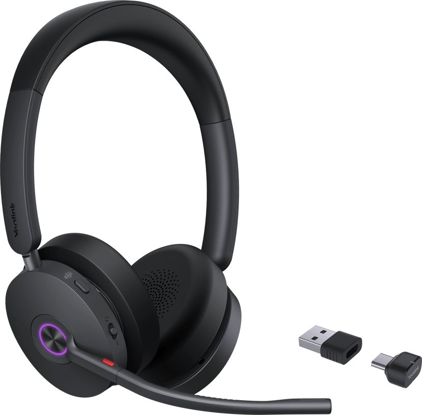 Yealink BH74 Stereo USB-A, USB-C Microsoft Teams Svart