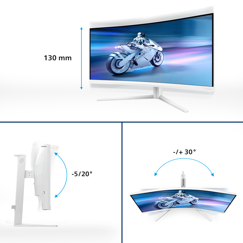 Philips Evnia 34M2C5501A Curved 34" 3440 x 1440pixels VA 21:9 180Hz