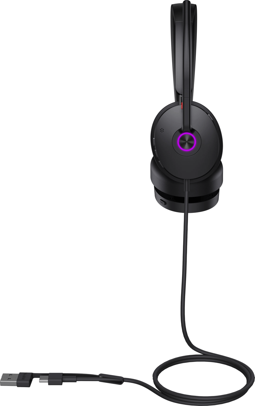 Yealink UH48 Stereo USB-A, USB-C UC Svart