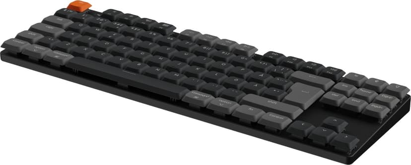 Keychron K1v6 RGB Aluminum Hot Swap QMK Trådbunden och trådlös Keychron Low Profile 2.0 Brown Nordisk