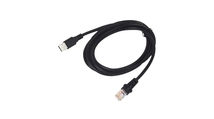 Datalogic USB-anslutningskabel med strömförsörjningskontakt, 1,2 m
