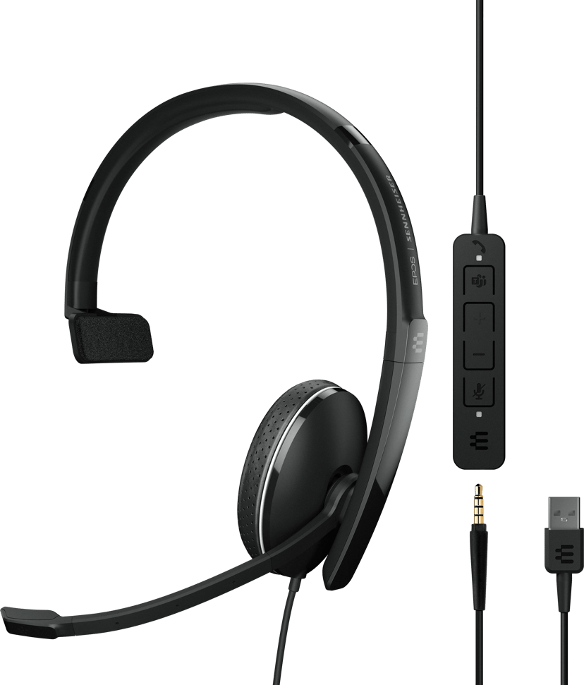 EPOS ADAPT 135T II Mono USB-A Microsoft Teams Svart