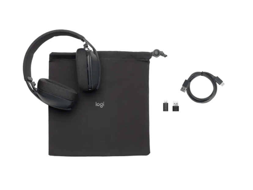 Logitech Zone Vibe Wireless Stereo USB-A, USB-C Microsoft Teams Grafit
