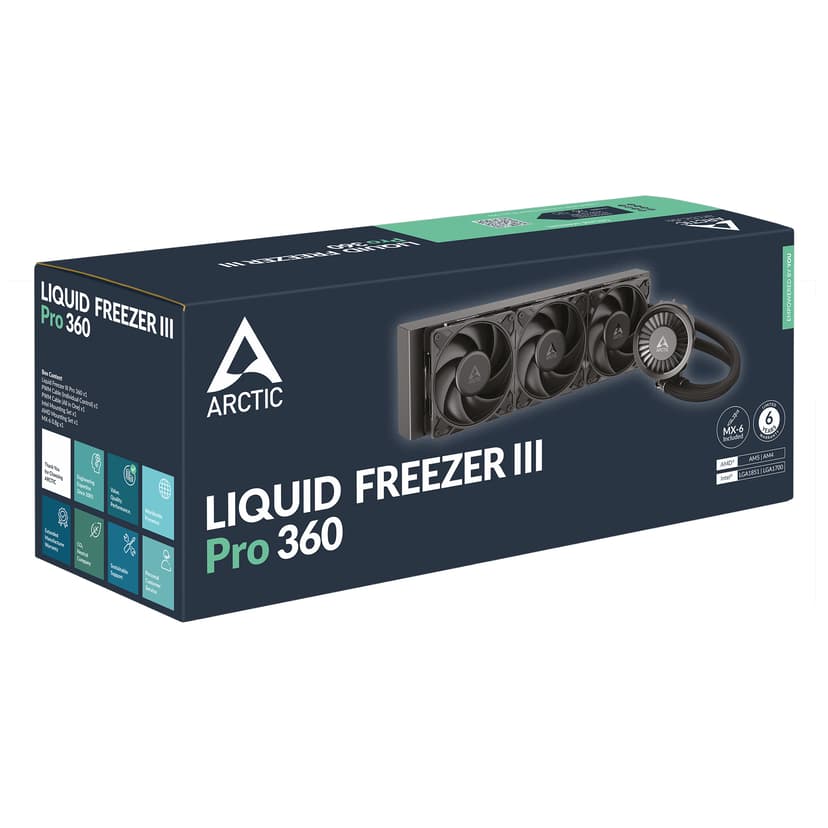 ARCTIC Liquid Freezer III Pro 360 Vätskekylningskit Svart