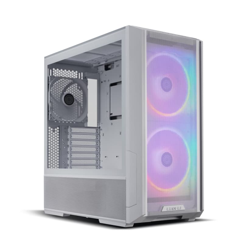 Lian-Li LANCOOL 216 Midi Tower Gjennomsiktig, Hvit