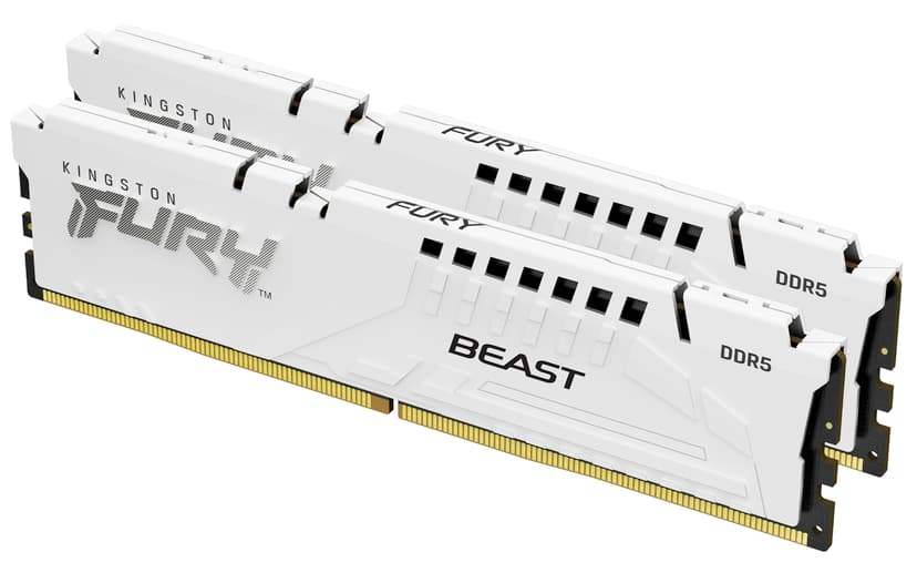 Kingston Fury Beast XMP/EXPO White 32GB 6000MT/s DDR5 288-pin DIMM
